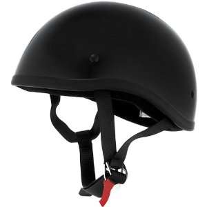  Skid Lid Solid Original Cruiser Motorcycle Helmet   Black 