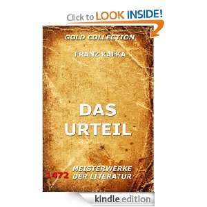  Urteil (Kommentierte Gold Collection) (German Edition) Franz Kafka 