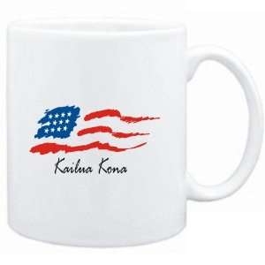  Mug White  Kailua Kona   US Flag  Usa Cities Sports 