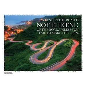  Bend in the road Motivational Poster
