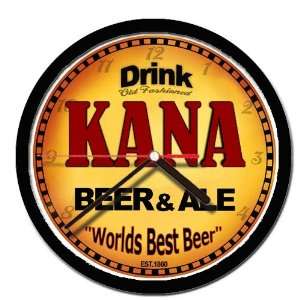  KANA beer and ale cerveza wall clock 