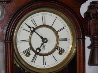 1874 Kroeber Kansas Walnut 8 Day Parlor Clock  