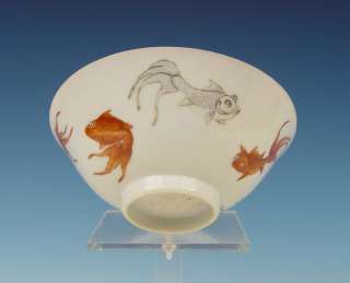 Very Rare Chinese Porcelain Coloured Bowl Fish 19th C.  