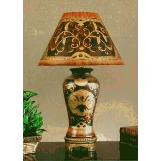  Legacy Lighting 1519TL 18P Decorative Porcelain Table Lamp 
