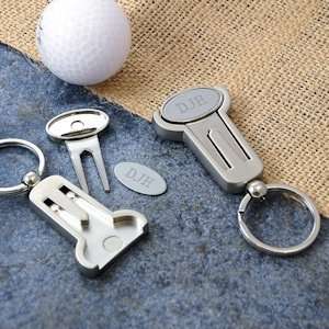  Personalized Golf Tool and Keychain Set 