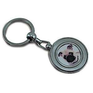  Custom Bright Silver Keychain