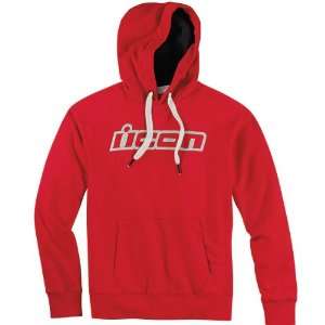  ICON LEAGUE HOODY RED MD Automotive