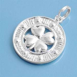  Sterling Silver Four Leaf Clover Pendant Jewelry