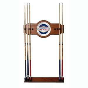 Las Vegas 2 piece Wood and Mirror Wall Cue Rack  Sports 