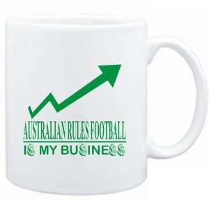  Mug White  Australian Rules Football  IS MY BUSINESS 