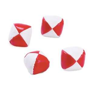  Red and White Kick Balls (12) Party Supplies Toys & Games