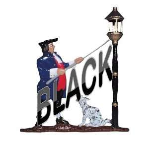  Black Lamplighter Mailbox Ornament