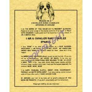  Rules In A Cavalier King Charles Spaniels House