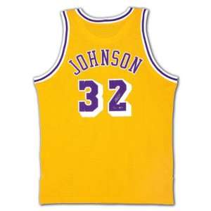  Magic Johnson Autographed 1979 1980 Lakers Home Jersey 