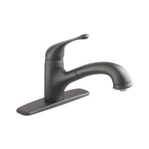   Out Kitchen Faucet with 1.5 gpm Aerator, Matte Black