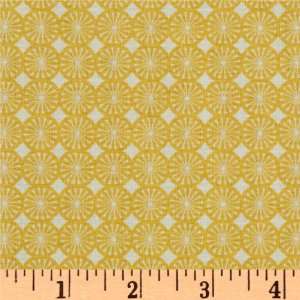  44 Wide Kitchy Kitchen Wedge Geo Yellow Fabric By The 
