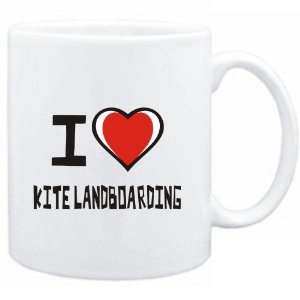 Mug White I love Kite Landboarding  Sports  Sports 