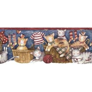  Cat Lovers Wallpaper Border by Linda Spivey