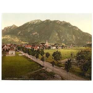  Oberammergau with Laber,Upper Bavaria,Germany,c1895