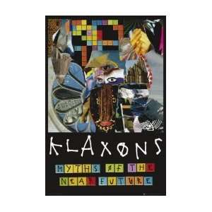  KLAXONS Myths Music Poster