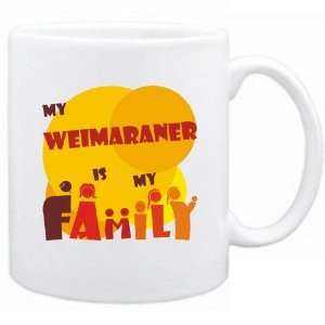  New  My Weimaraner Is My Family  Mug Dog
