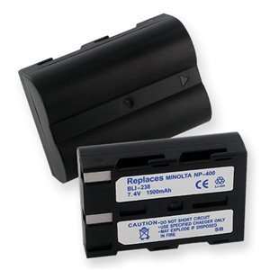  Black Digital Camera Battery for Konica Minolta NP 400