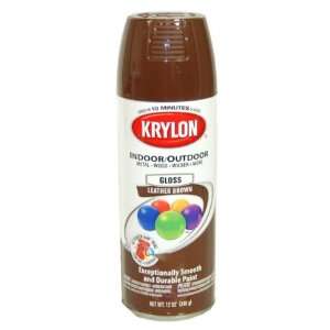  Krylon Leather Brown Spray 5 Ball Decorator Aerosol Paint 
