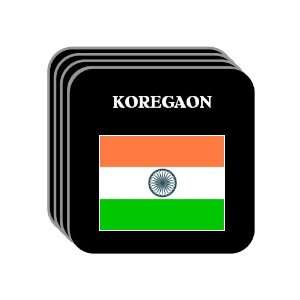  India   KOREGAON Set of 4 Mini Mousepad Coasters 