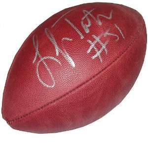 Lofa Tatupu Autographed NFL Football 