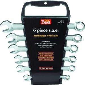  6pc Sae Wrench Set