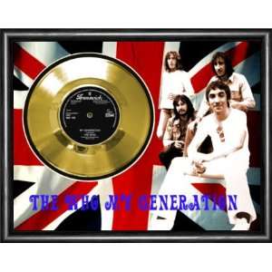  The Who My Generation Framed Gold Record A3 Musical 