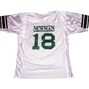   Autographed Newman High School White Jersey Sports Collectibles