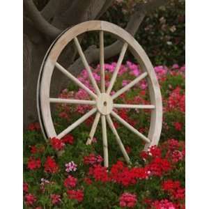  36 Decorative Cedar Wood Wagon Wheel Patio, Lawn 