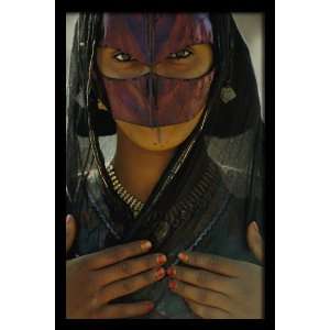  National Geographic, Masked Bedouin Girl, 20 x 30 Poster 