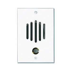 Channel Vision DP 6212P White finish Â¼? solid brass door plate with 