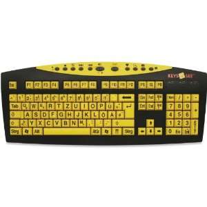   for Visually Impaired (Yellow Keys with Black Letters) Electronics