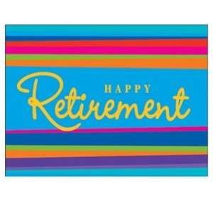  Retirement Stripes   Invitations (8) Party Supplies Toys 