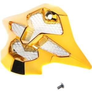   Piece VFX W MX Motorcycle Helmet Accessories   Color Chrome Gold