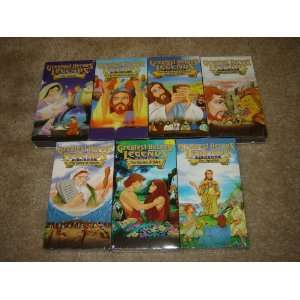  Greatest Heroes and Legends of the Bible   7 VHS Set 