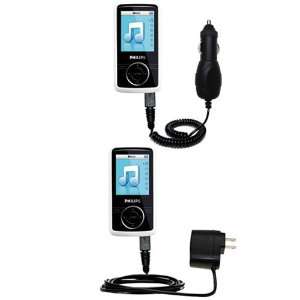  Car and Wall Charger Essential Kit for the Philips GoGear 