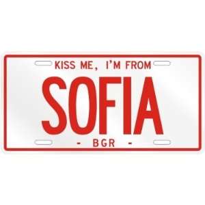   AM FROM SOFIA  BULGARIA LICENSE PLATE SIGN CITY
