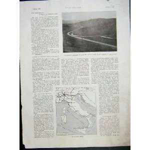  Auto Route Germany France Italy Construction 1935