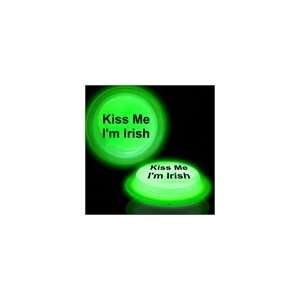  Kiss Me Im Irish Green Glow Shape