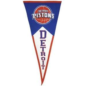  Detroit Pistons Two Tone Large sized Wool Classic Pennant 
