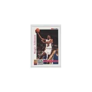  1992 93 Hoops #340   Magic Johnson USA Sports 