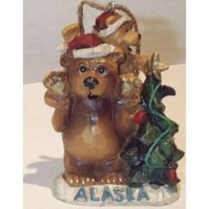 Alaska Ornament Grizzly Tree 