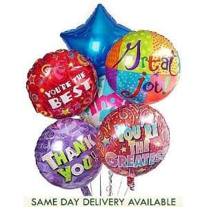   Balloons 6 Mylar Balloon Bouquet   FREE SAME DAY DELIVERY Toys