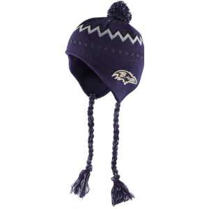  Baltimore Ravens Toddler Tassel Knit Pom Hat Sports 