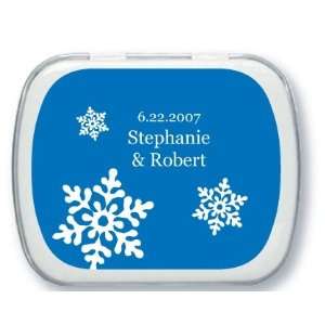  Snowflake Personalized Mint Tins