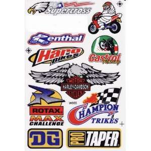  Sponsor Motocross Racing Tuning Decal Sticker Sheet C19 